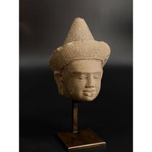 Tête Vishnu, Khmer, XI ème