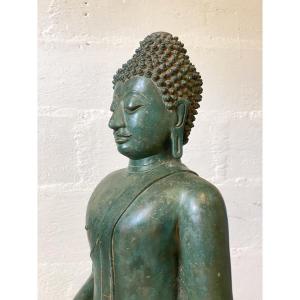 Bouddha en bronze, 81cm, Thailande, circa XIXème