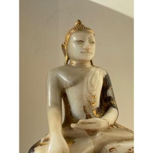 Buddha, Alabaster, Burma, 19th Century