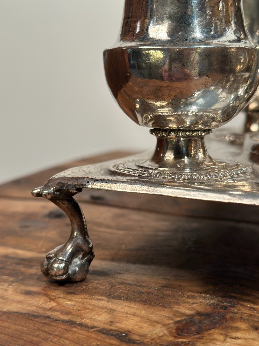 Service de table en argent, fin XVIIe, début XVIIIe siècle.-photo-2