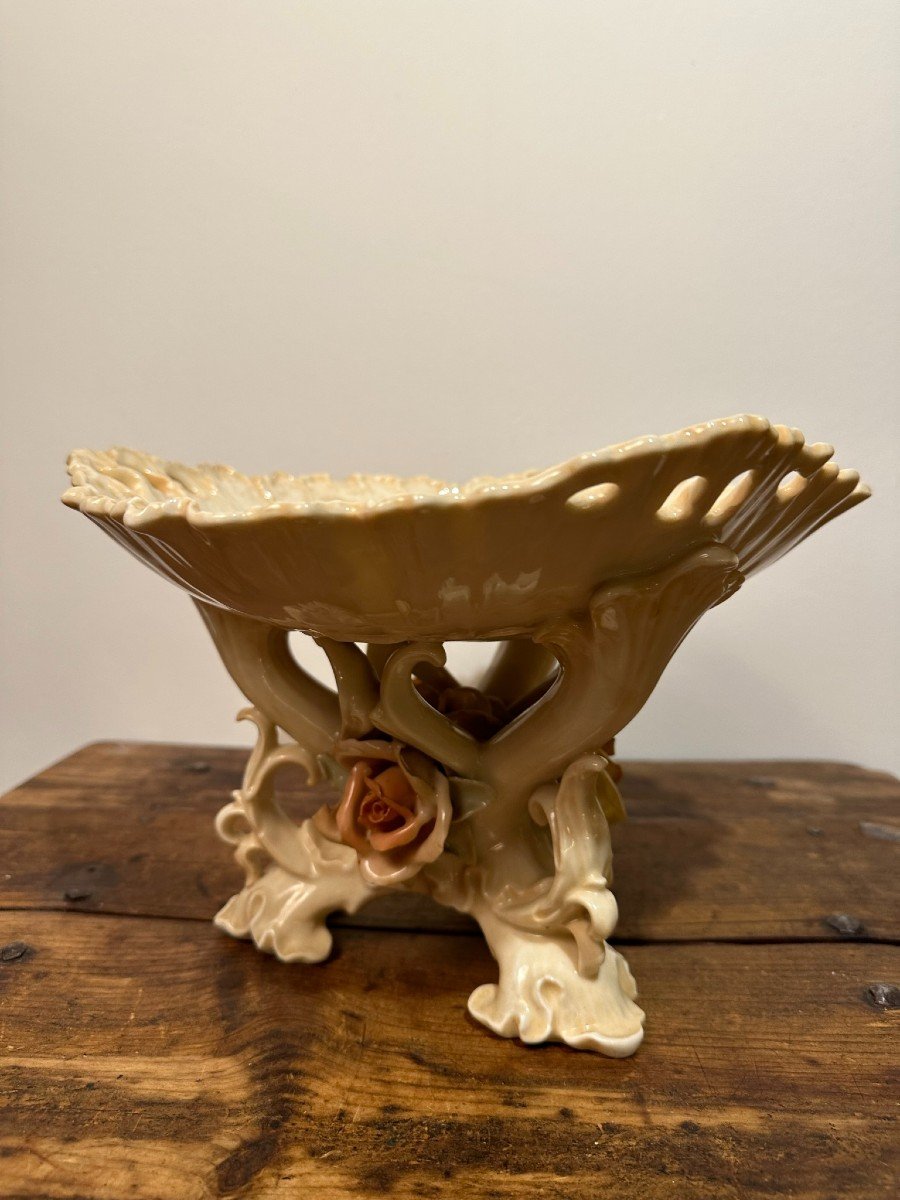 European Ceramic Fruit Bowl From The Early 20th Century-photo-1