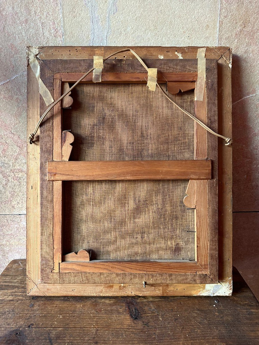 Jesus Christ In Oil On Canvas, 17th Century, Italian School-photo-4