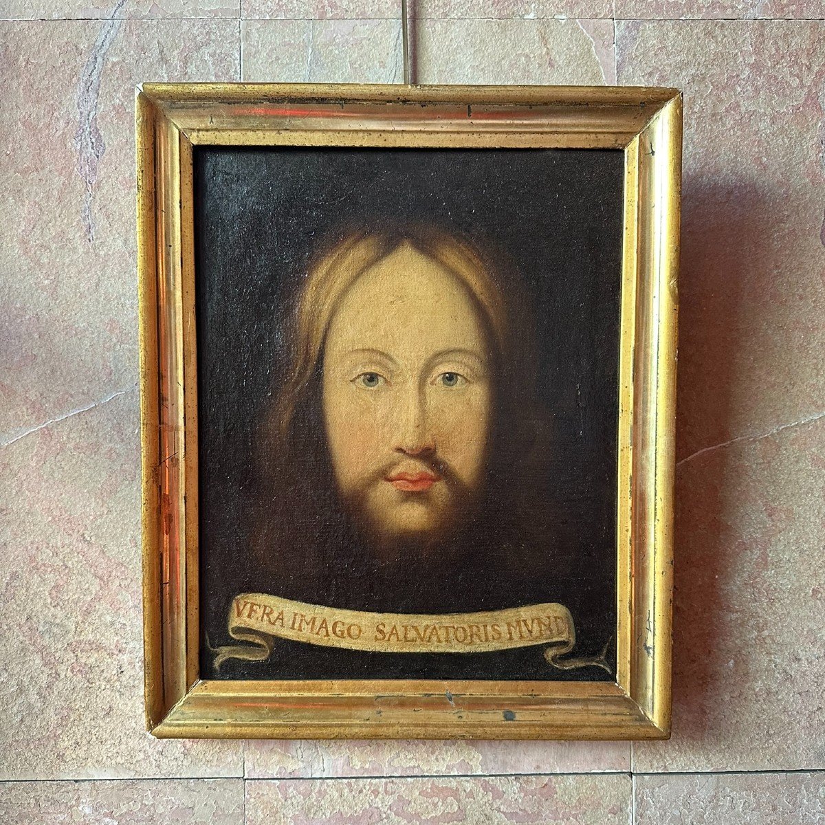 Jesus Christ In Oil On Canvas, 17th Century, Italian School