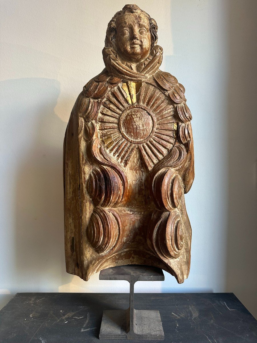 Rare Wooden Sculpture From The 16th And 17th Centuries, Made In One Piece-photo-3