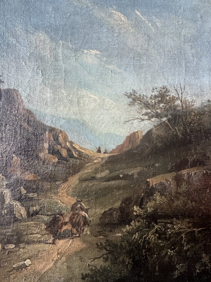 Oil On Canvas. Dutch. 18th Century.-photo-3