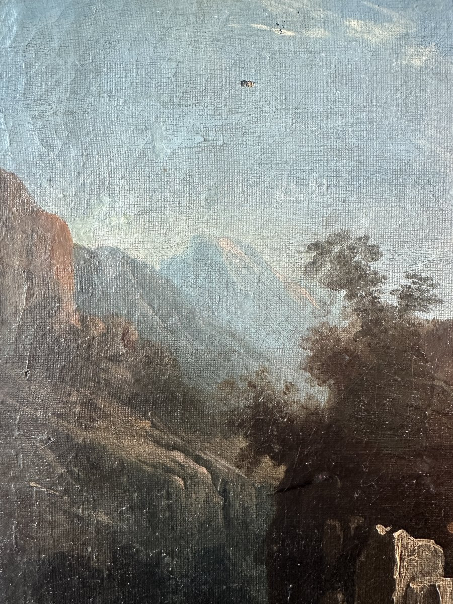 Oil On Canvas. Dutch. 18th Century.-photo-4
