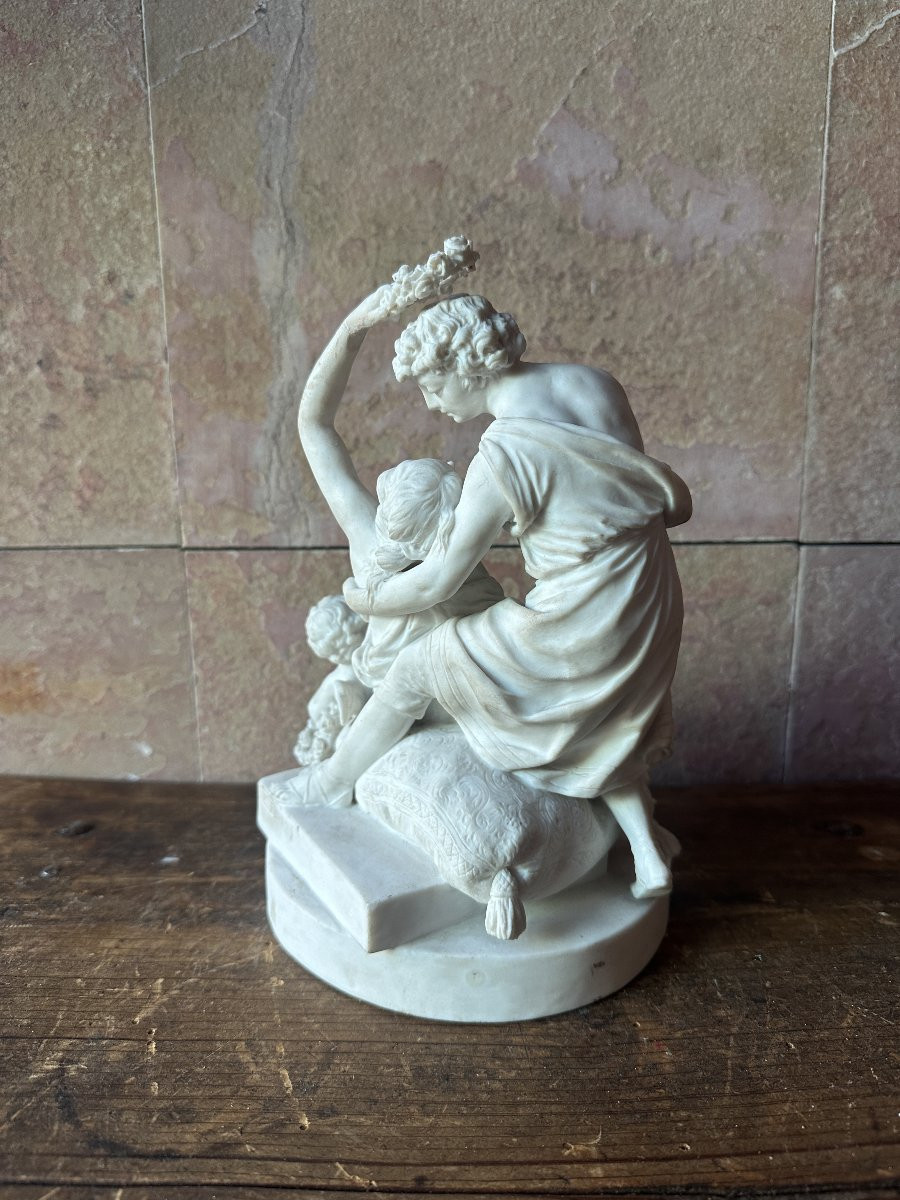 Sèvres Biscuit Porcelain Group-photo-3