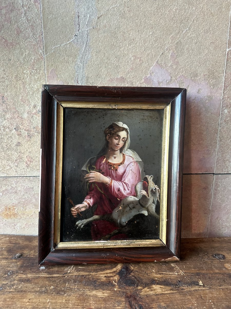 Oil On Copper, 18th Century