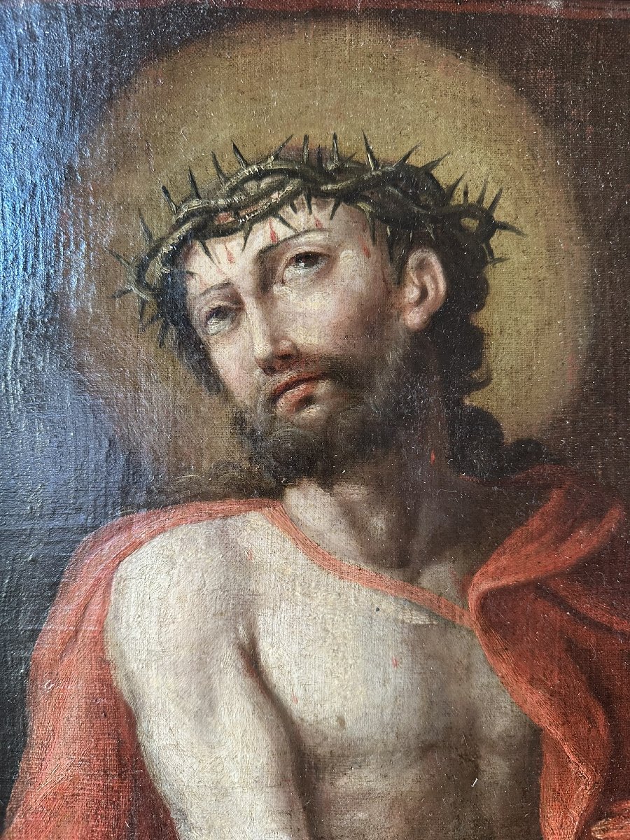 Oil On Canvas Mounted On Panel. 17th–18th Century-photo-2