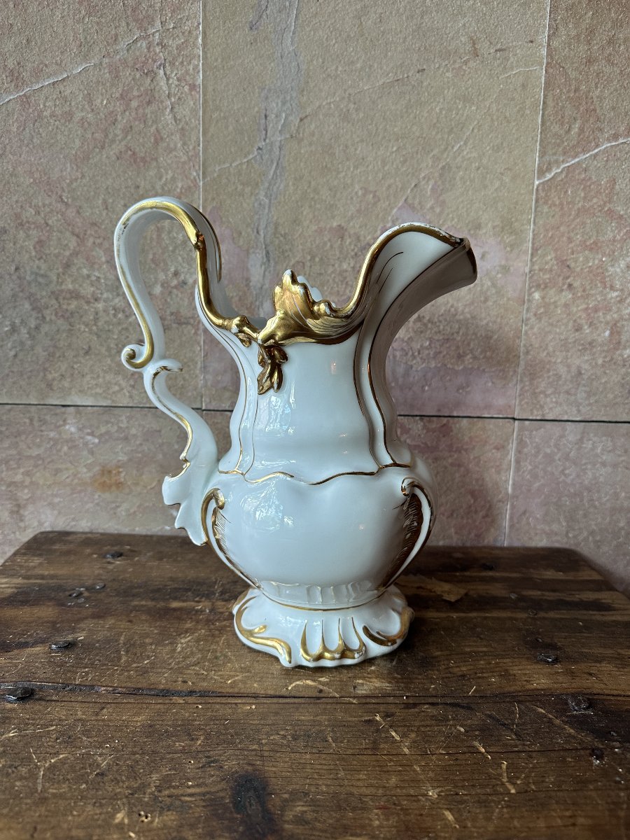 Porcelain Pitcher From Old Paris-photo-3