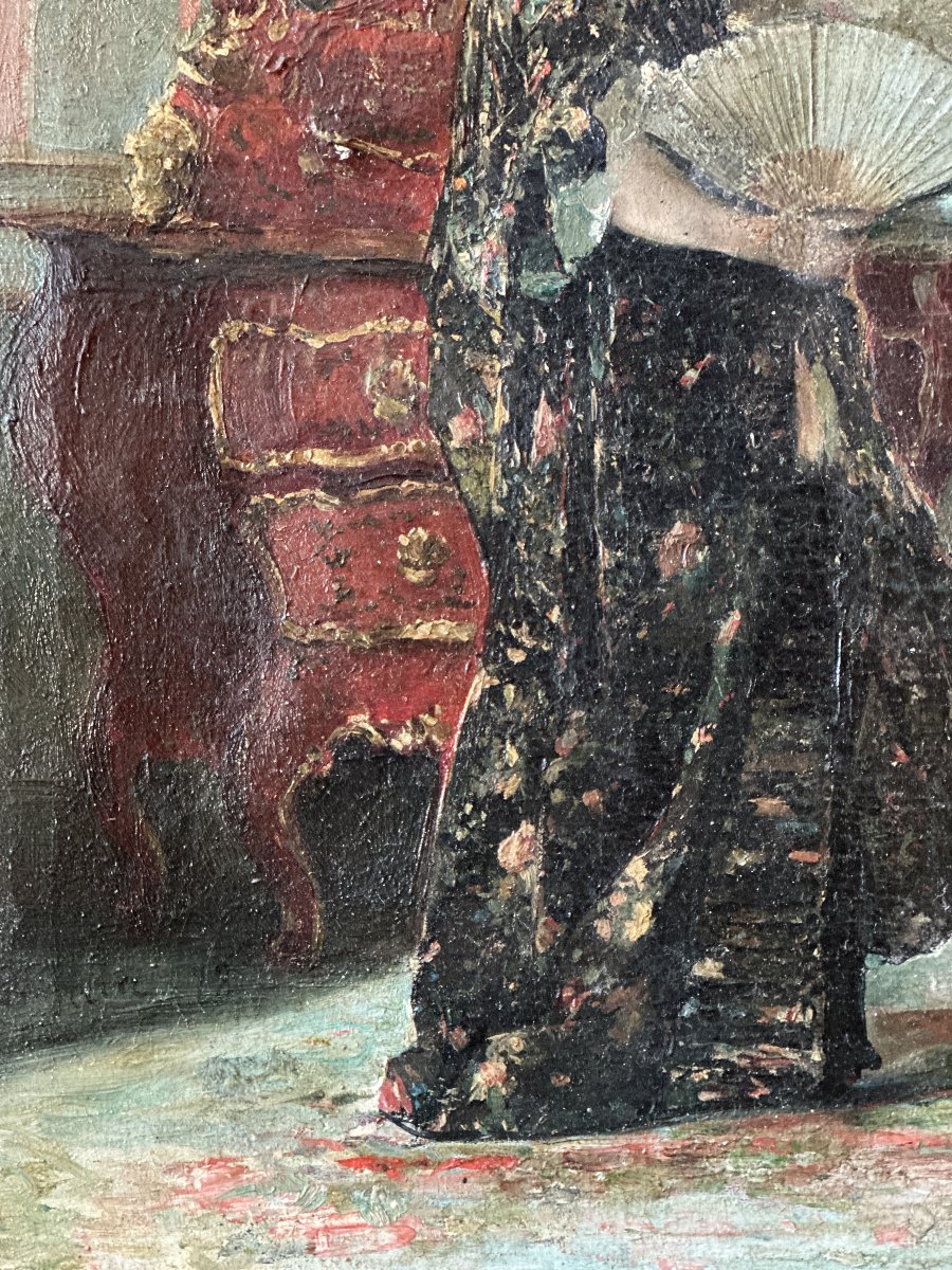 Oil On Canvas, Signed By Emilio Sala.-photo-2