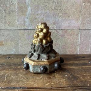 Sculpture en bois polychrome 17ème siècle