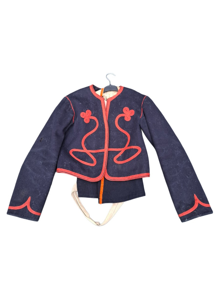 Uniforme De Zouave Français Du 4e Régiment Boléro, Joliment Marqué, Avec Gilet. 