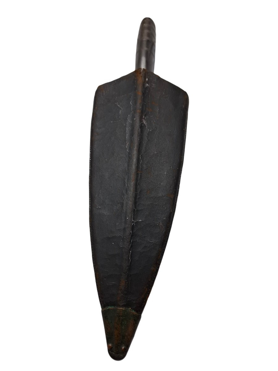 Baïonnette De La Guerre Civile Américaine, Avec Fourreau En Cuir Et Date De Brevet-photo-3