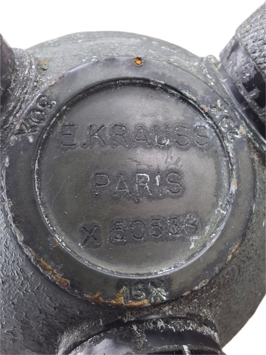 French First World War Naval/artillery Telescopic Sight, Made By E. Krauss-photo-3
