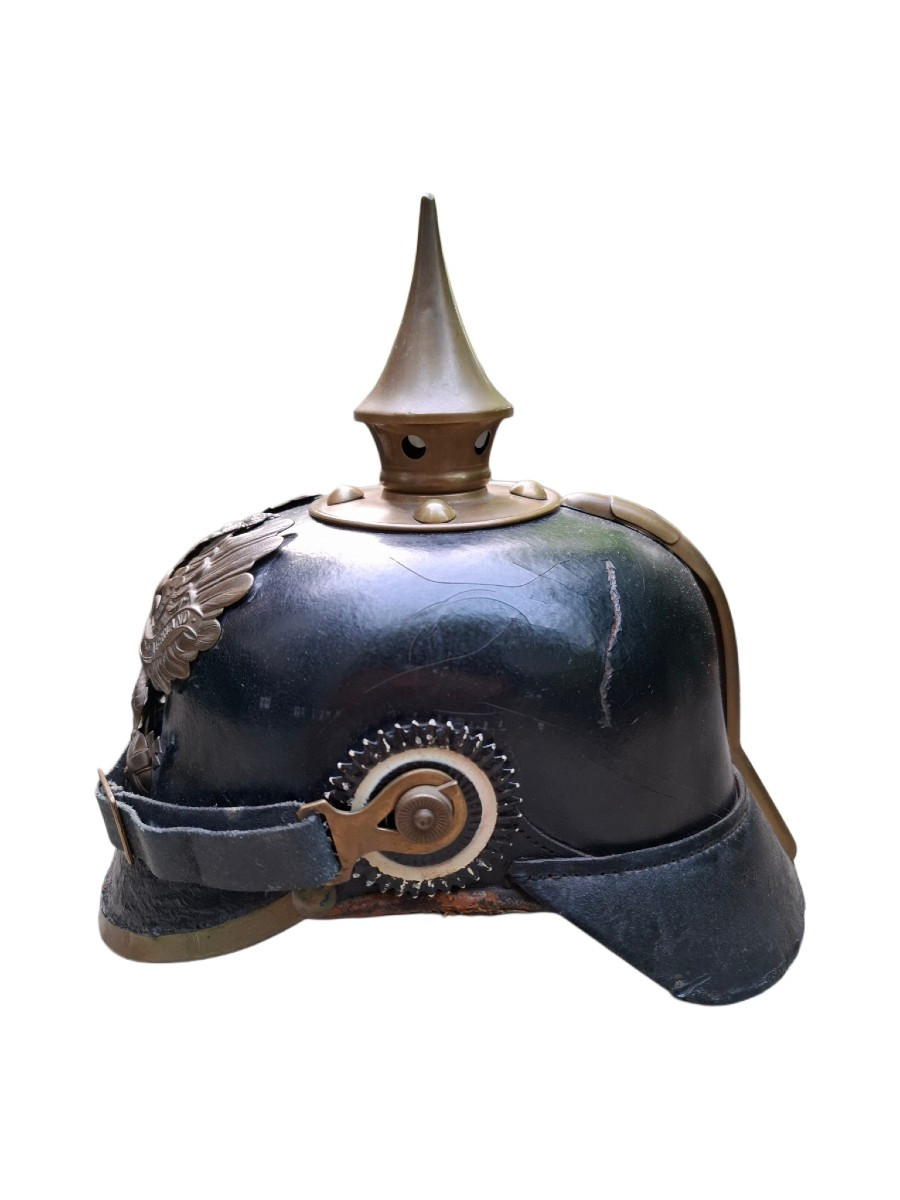 Casque à pointe allemand prussien M 1895-photo-4