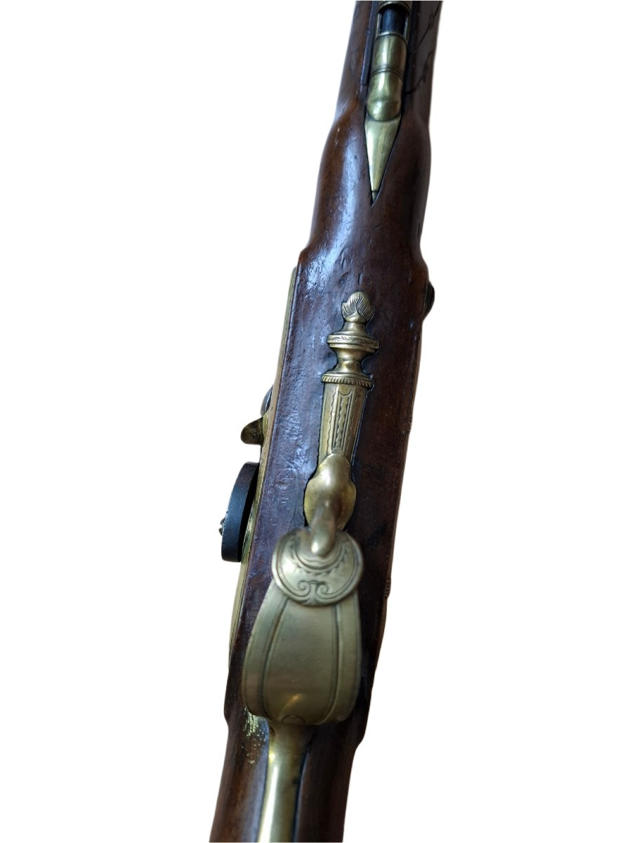 Paire de pistolets à percussion de la marine française, Aubron A Nantes.-photo-1