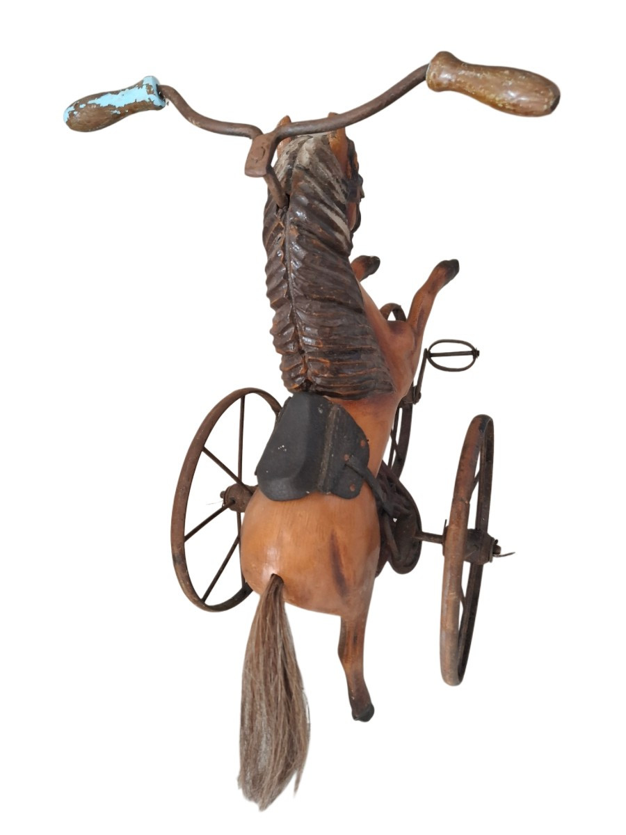 Small Antique Tricycle Horse-photo-2