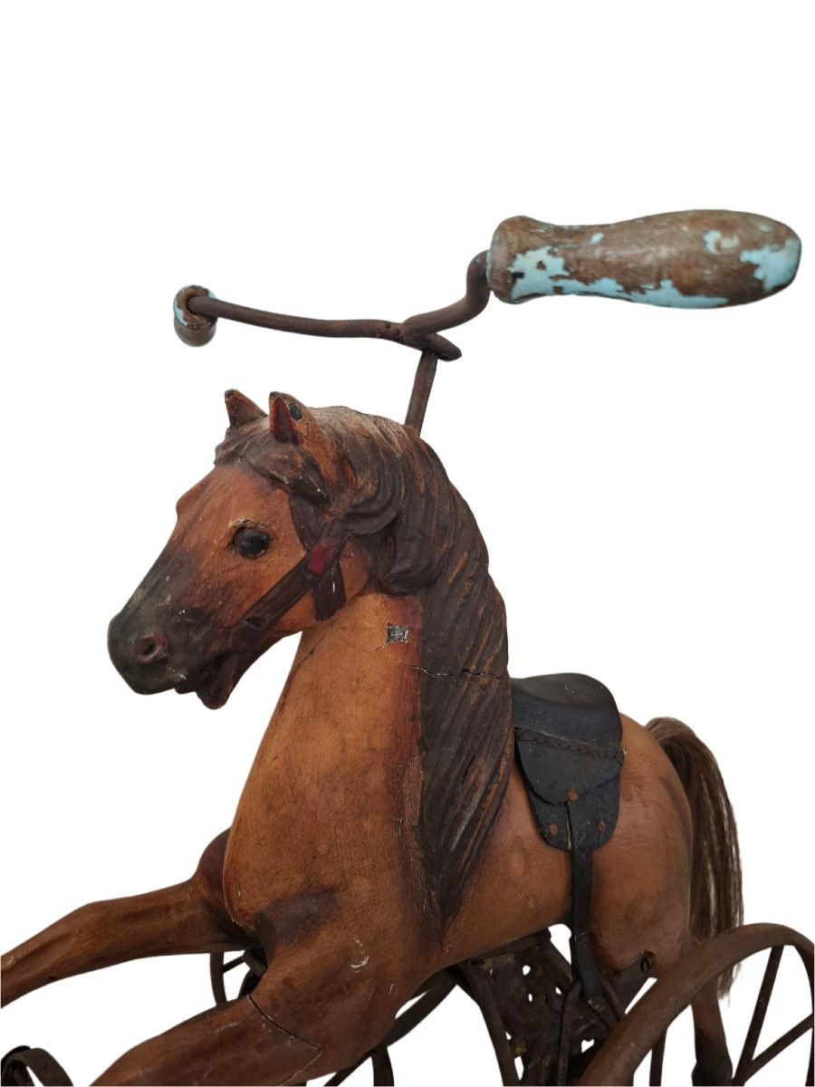 Small Antique Tricycle Horse-photo-3