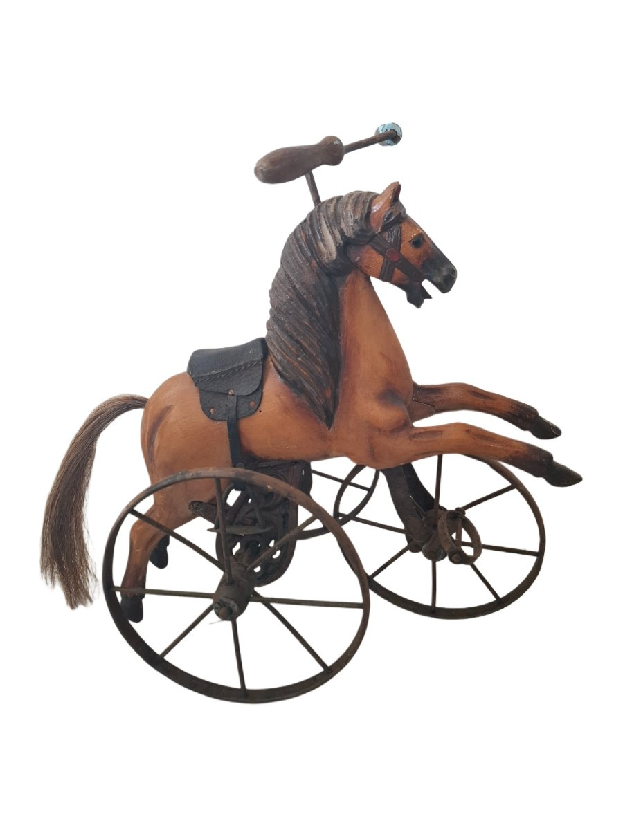 Small Antique Tricycle Horse