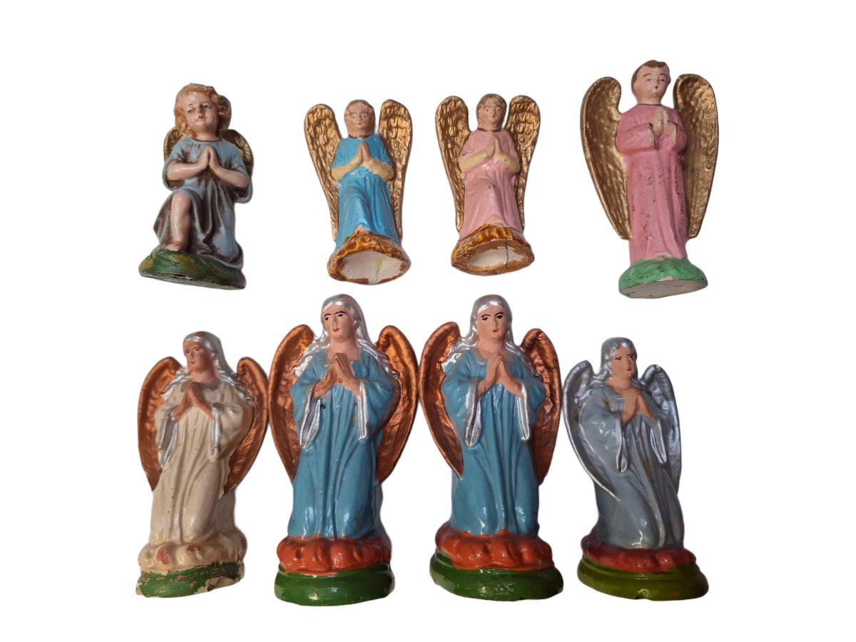 8 anges en prière