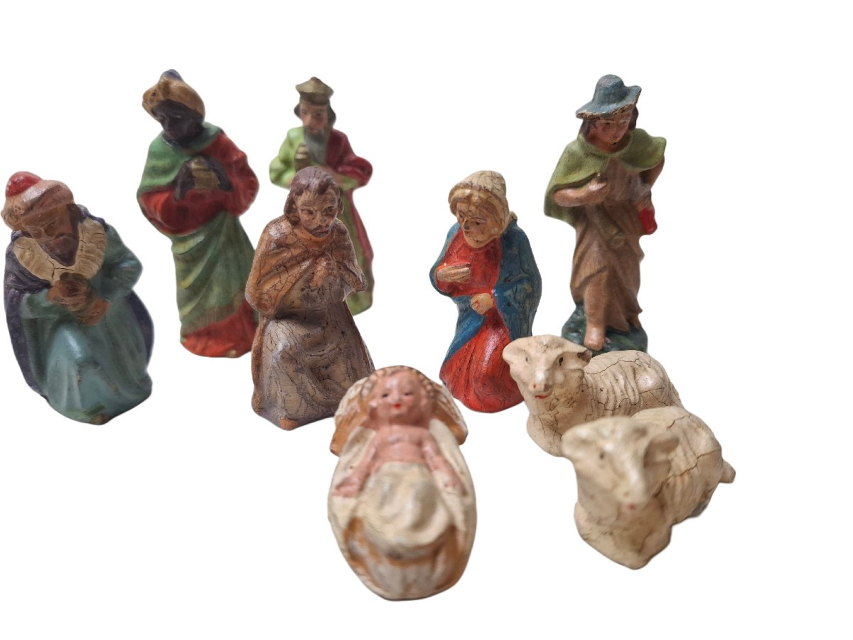 Nativity Scenes From Marolin. Depicting Joseph And Mary With The Infant Jesus. Etc.-photo-1