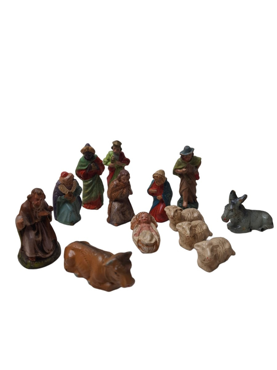 Nativity Scenes From Marolin. Depicting Joseph And Mary With The Infant Jesus. Etc.