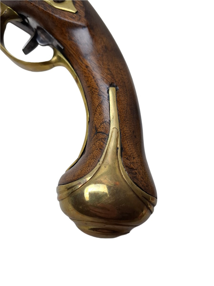 French Napoleonic Model An IX Flintlock Cavalry Pistol With An XIII-photo-3