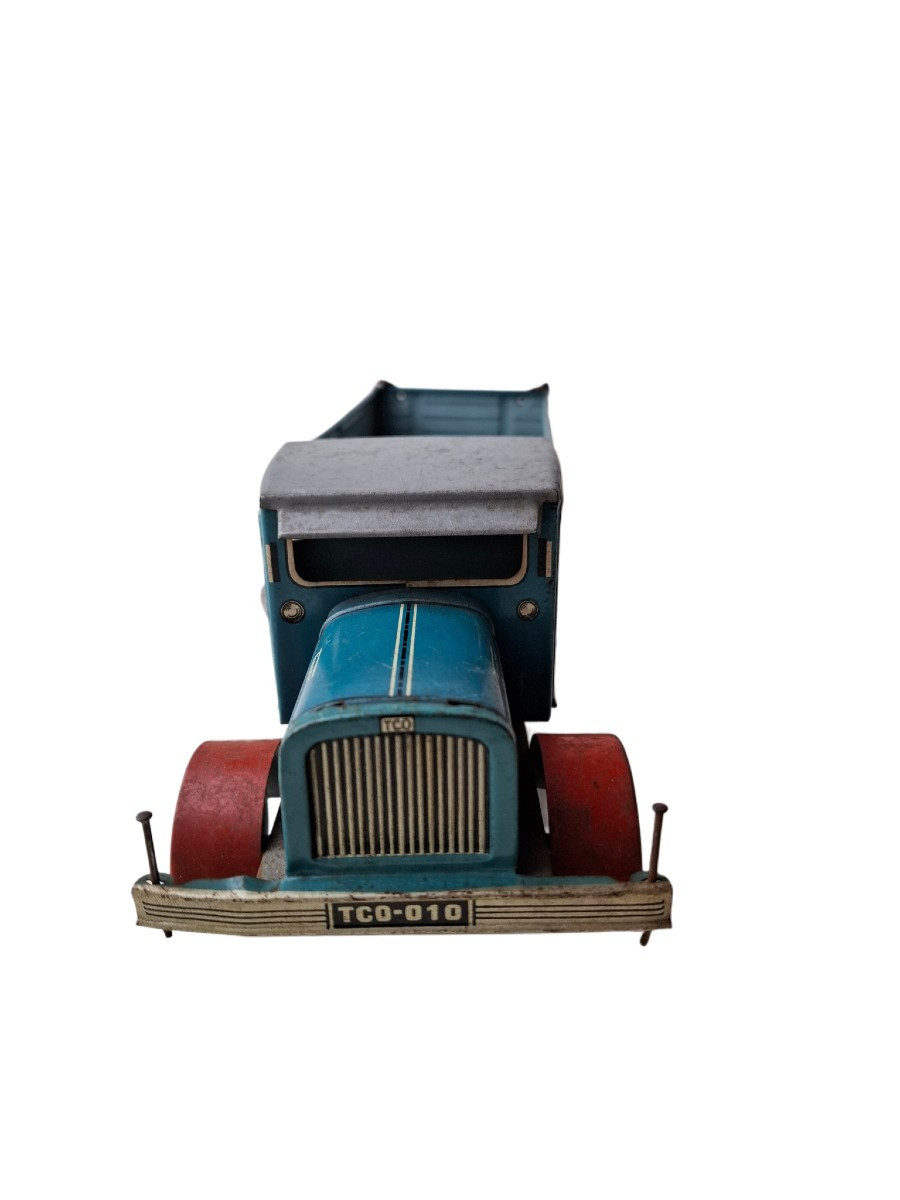 Camion-remorque mécanique en tôle lithographiée TIPPCO (1950) -photo-4