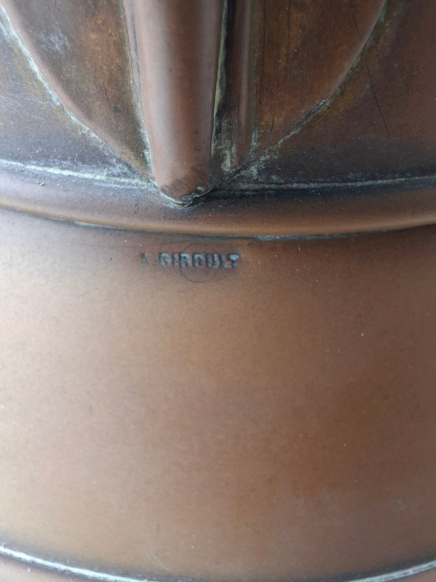 Brass Adrian-style French Firefighter's Helmet, First World War Era-photo-3