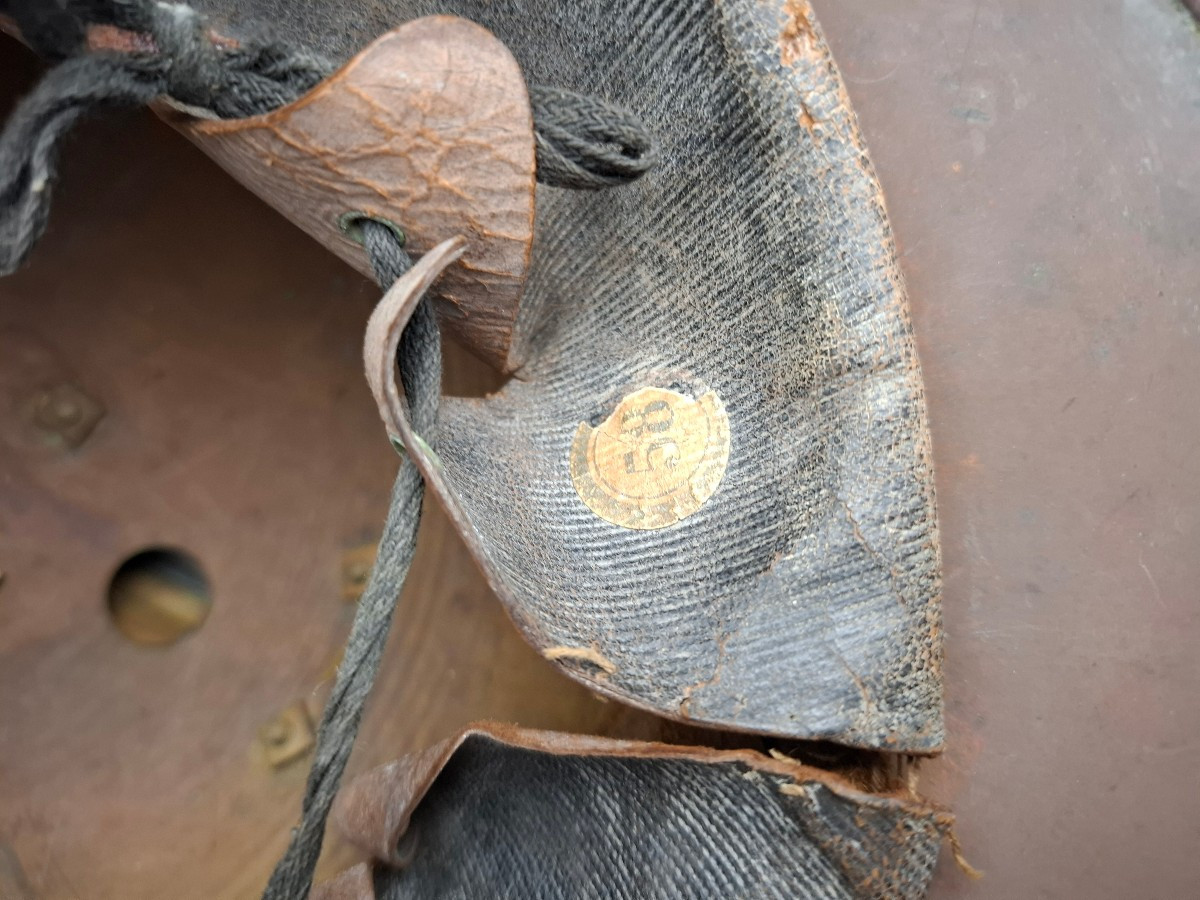 Brass Adrian-style French Firefighter's Helmet, First World War Era-photo-4