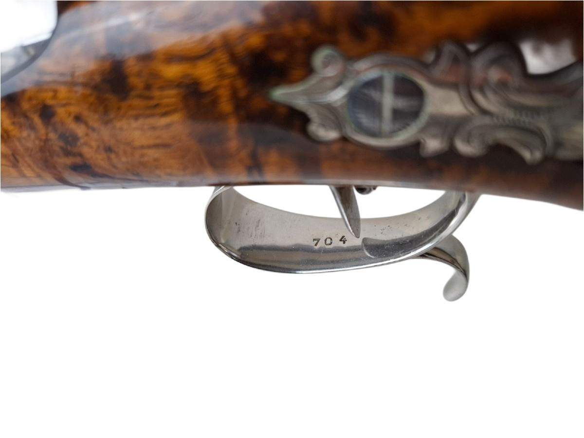 Lepage serti avec un canon en acier de Damas « Arq. du Roi »-photo-4