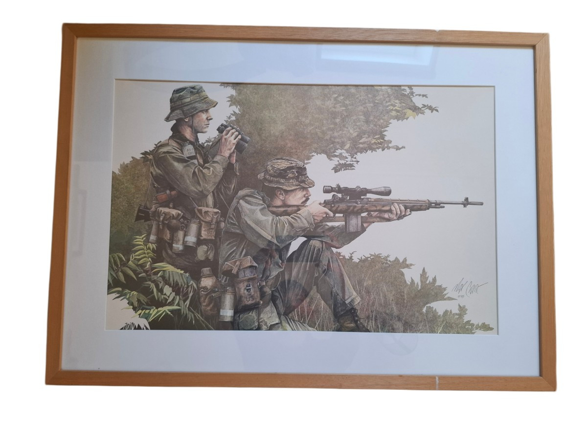 Framed Print Entitled "one Shot, One Kill" By Artist Max Crace