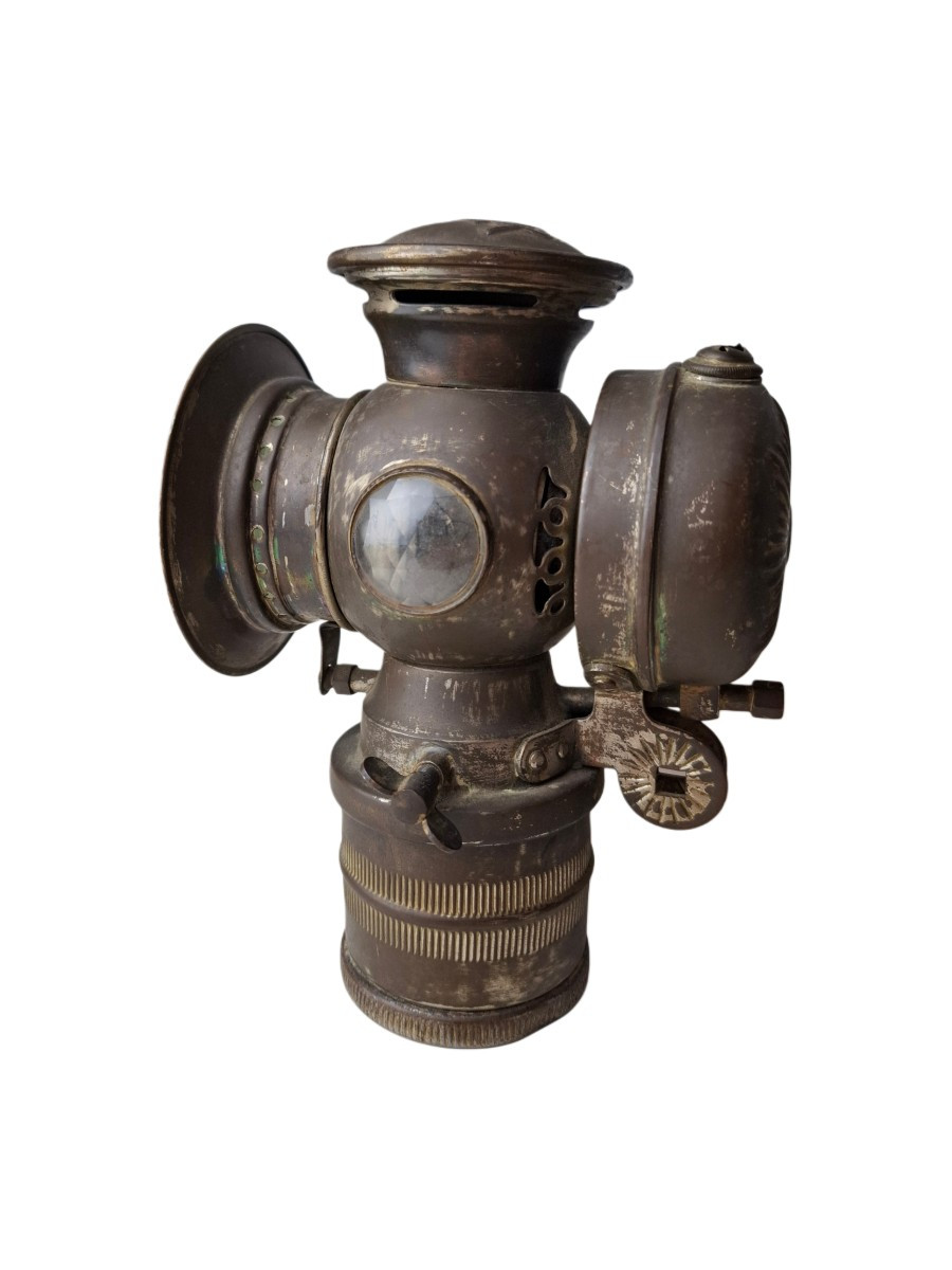 Lampe de vélo en carbure Bauer