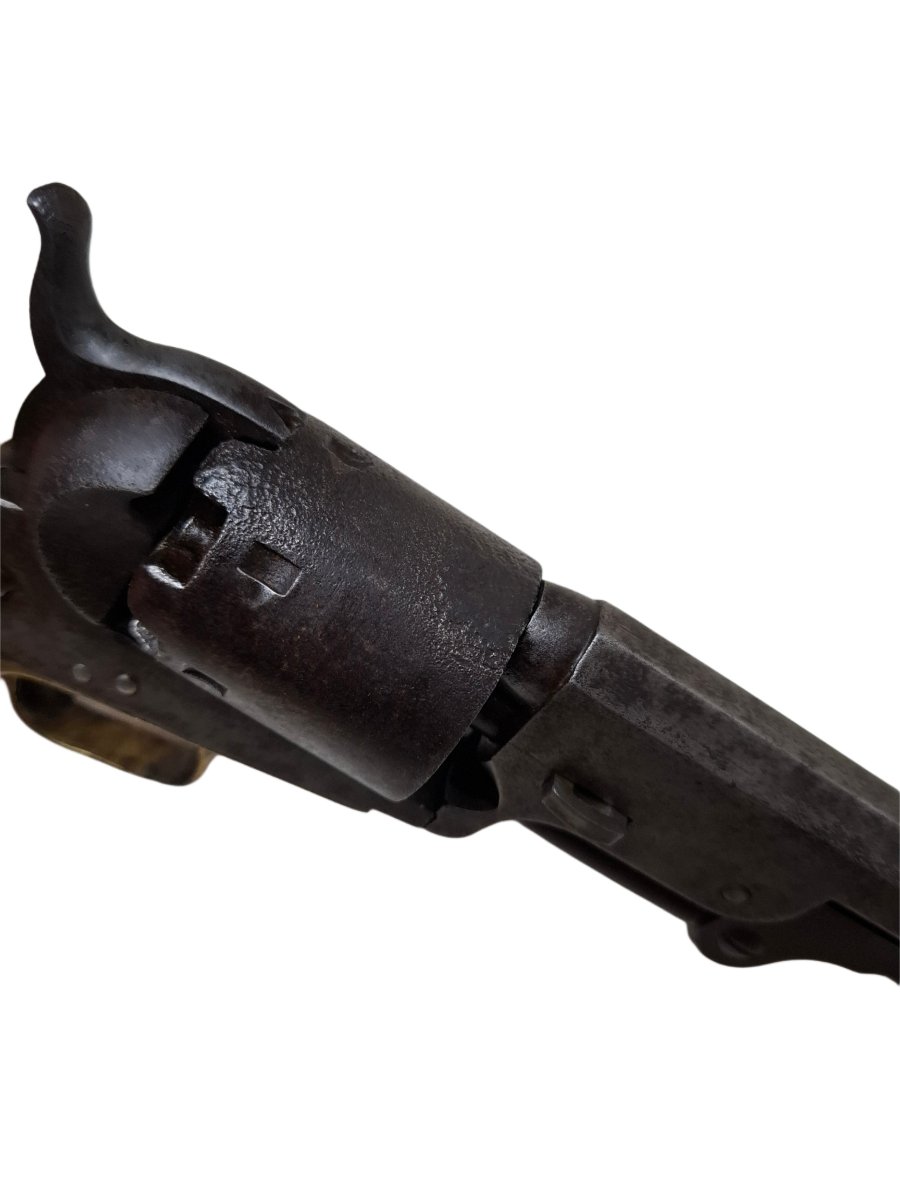 Colt Navy revolver 1851 avec nom du soldat-photo-3