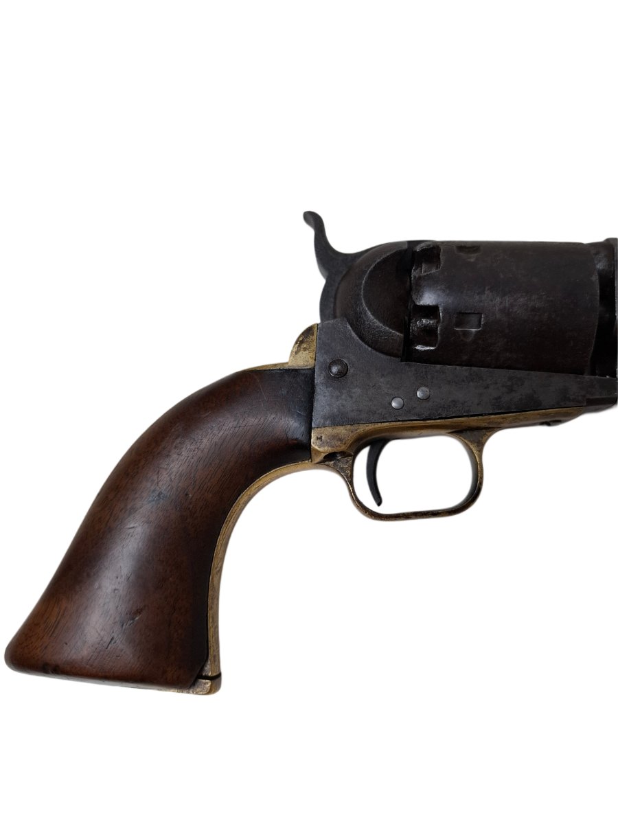 Colt Navy revolver 1851 avec nom du soldat-photo-4