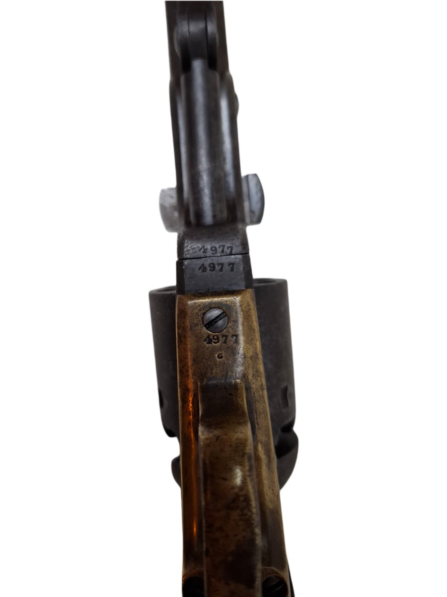 Colt Navy revolver 1851 avec nom du soldat-photo-1