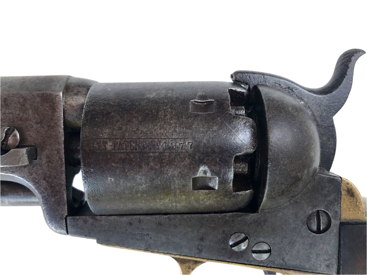 Colt Navy revolver 1851 avec nom du soldat-photo-8
