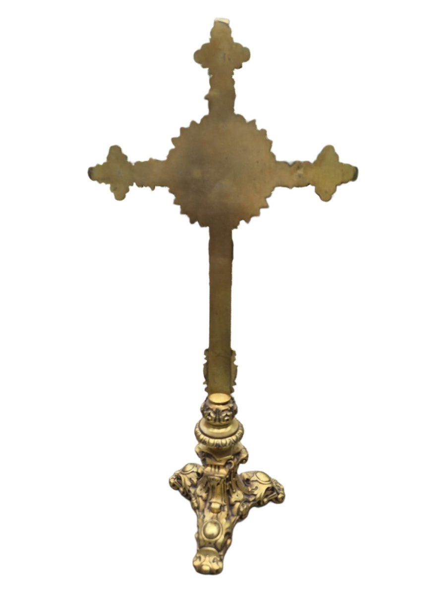 Baroque-style Altar Crucifix-photo-4