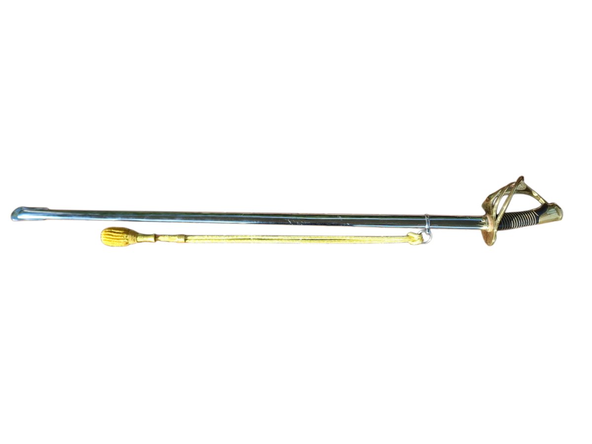 Cavalry And Officer Sabers. A Personalized Ceremonial Or Honor Saber.