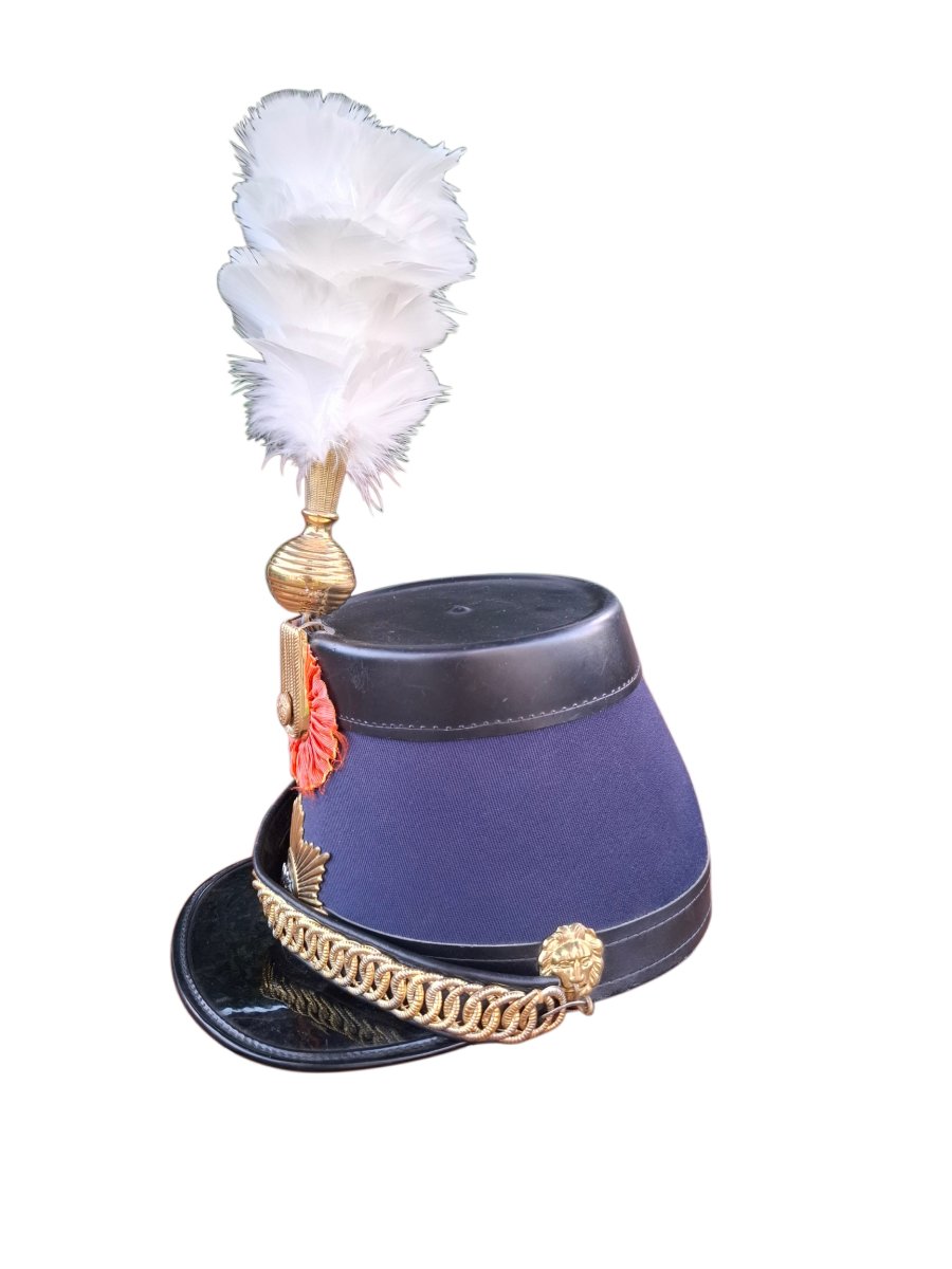 Postwar Dutch Artillery Shako, Manufactured In Maastricht-photo-2