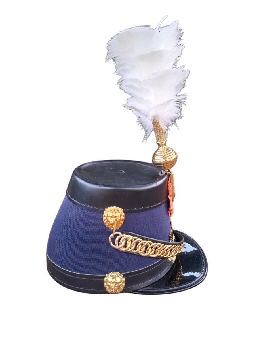 Postwar Dutch Artillery Shako, Manufactured In Maastricht-photo-3