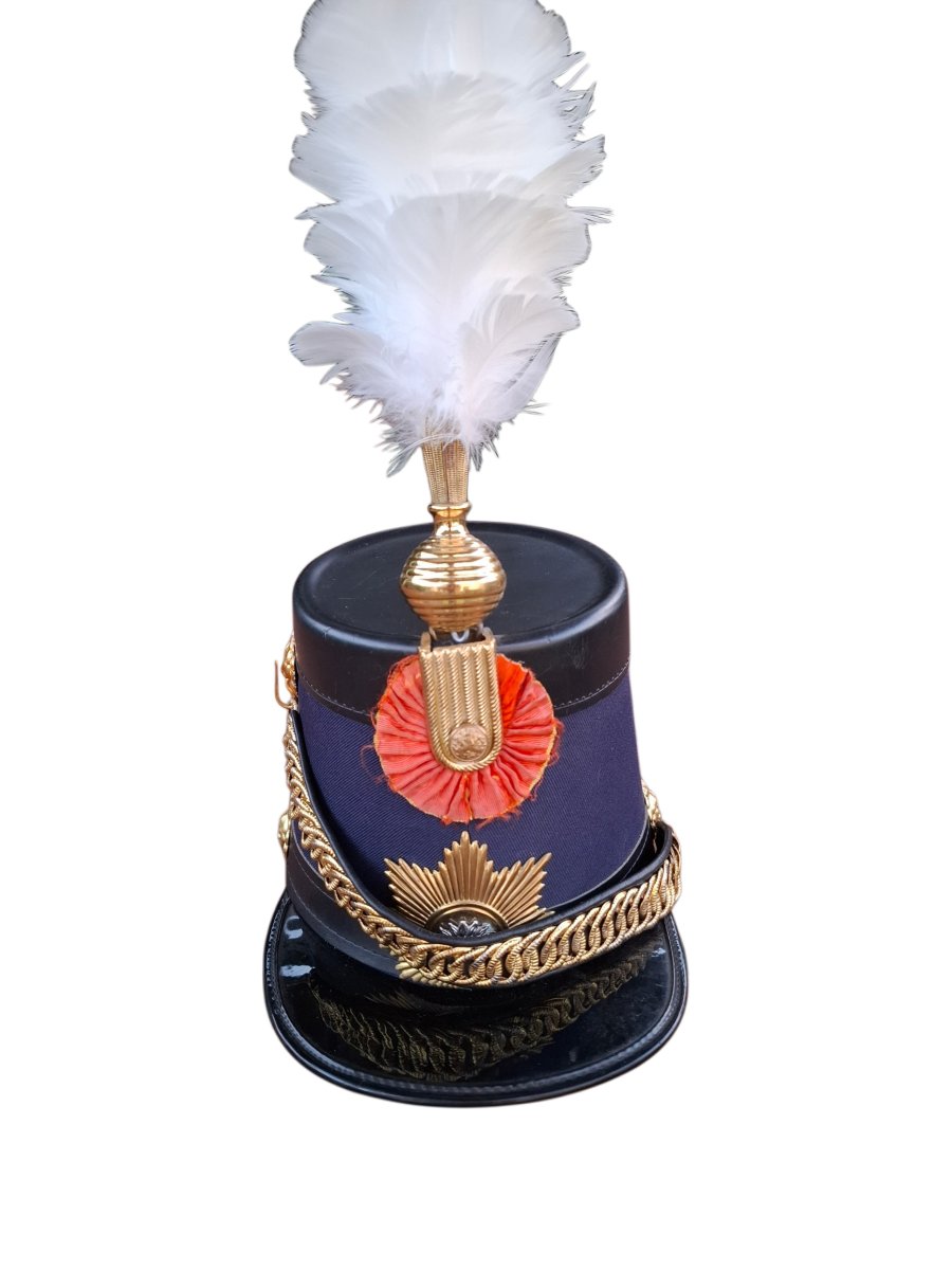 Postwar Dutch Artillery Shako, Manufactured In Maastricht