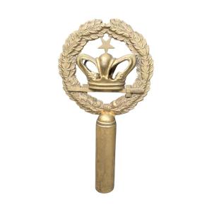 mât de drapeau ou sommet de drapeau en bronze doré