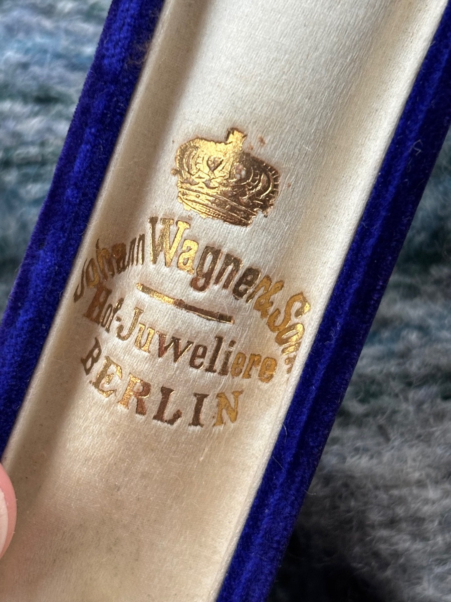 Épingle Or rubis, diamants -photo-2