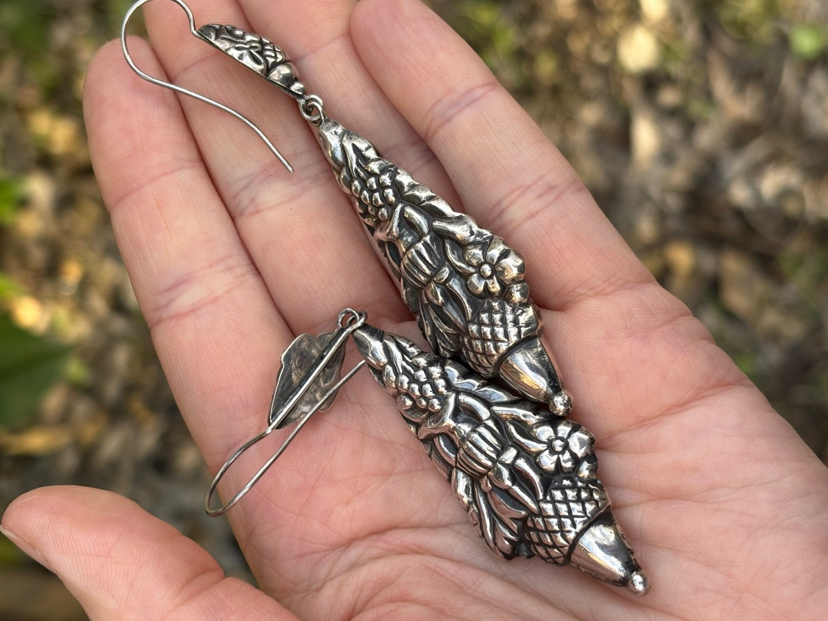 Grandes Boucles d oreille argent-photo-3