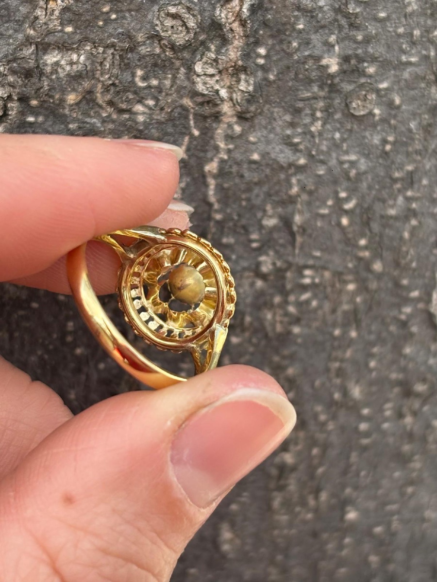 Bague Provençale Or 18 ct Diamant-photo-2