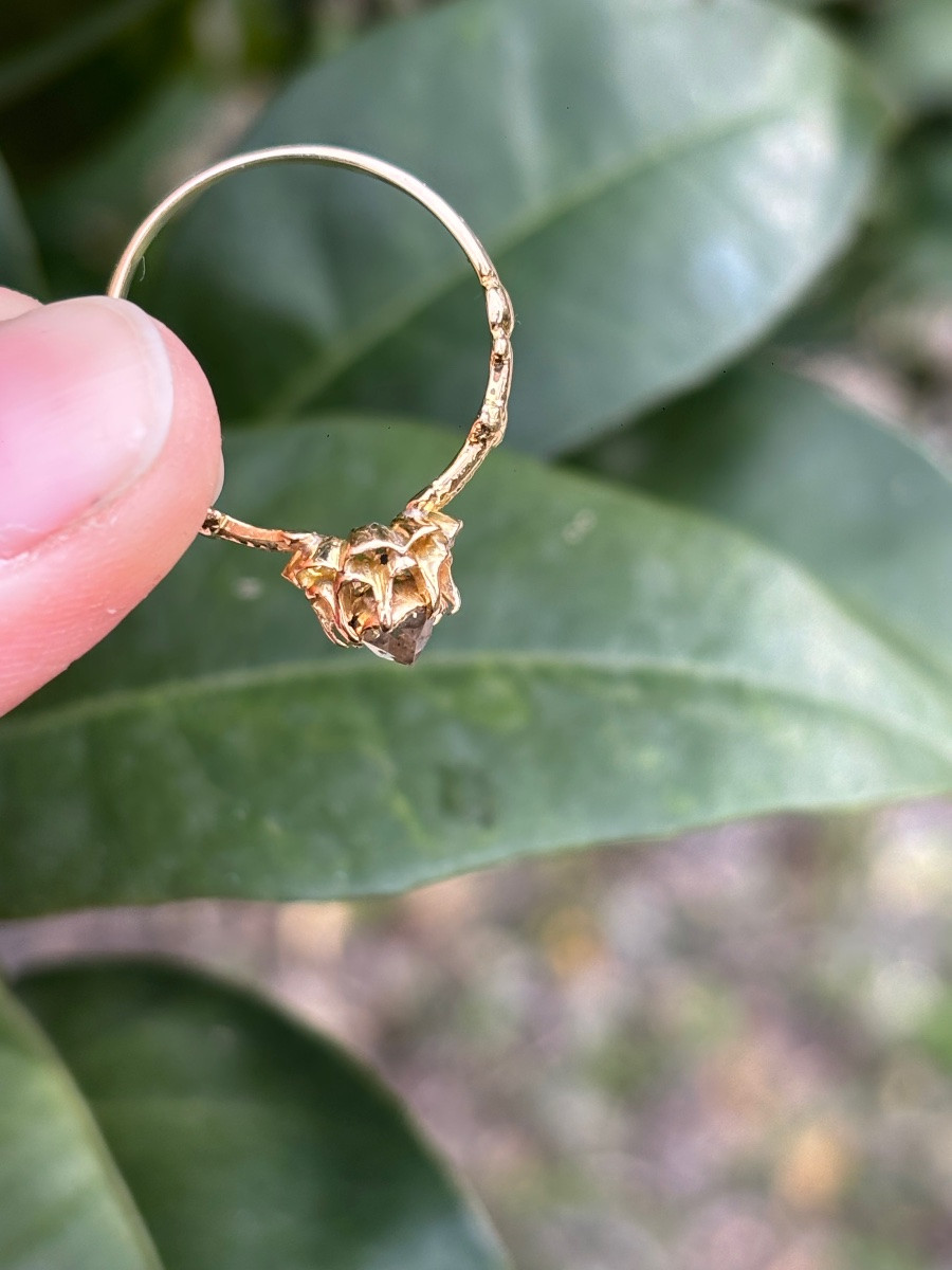 Bague diamant taille Rose -photo-2