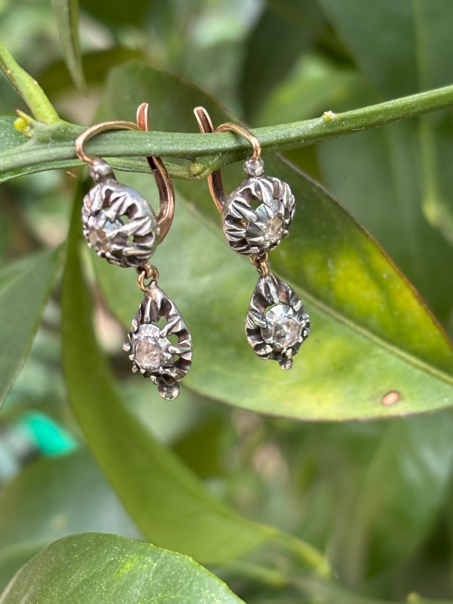 Diamond Sleeper Earrings -photo-1