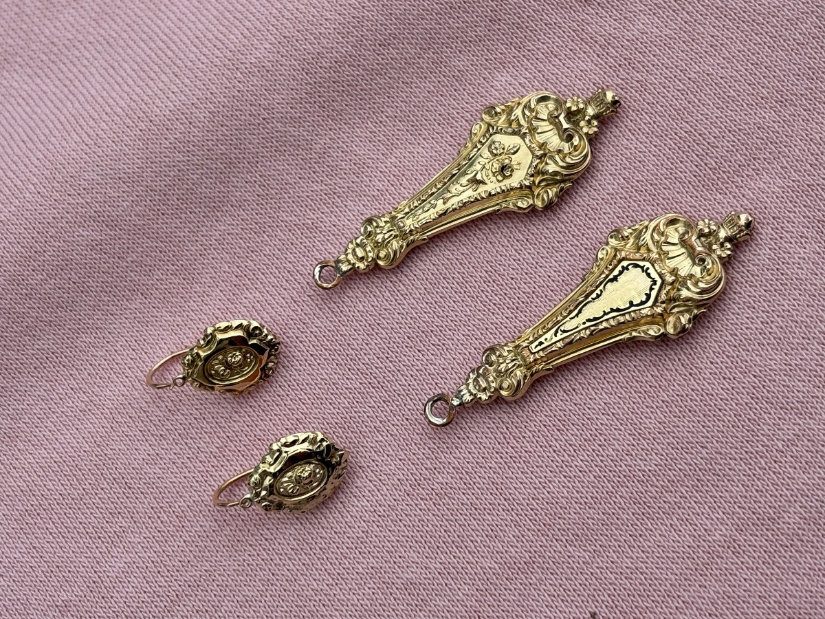 Boucles d’oreille or 18 ct et pomponne-photo-4